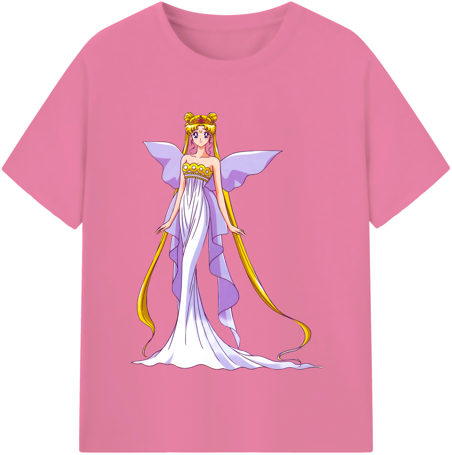（画像用） 美少女戦士セーラームーン 愛野 美奈子 あいの みなこ Sailor Moon Aino Minako 綿100％半袖Tシャツ（フロントプリント）